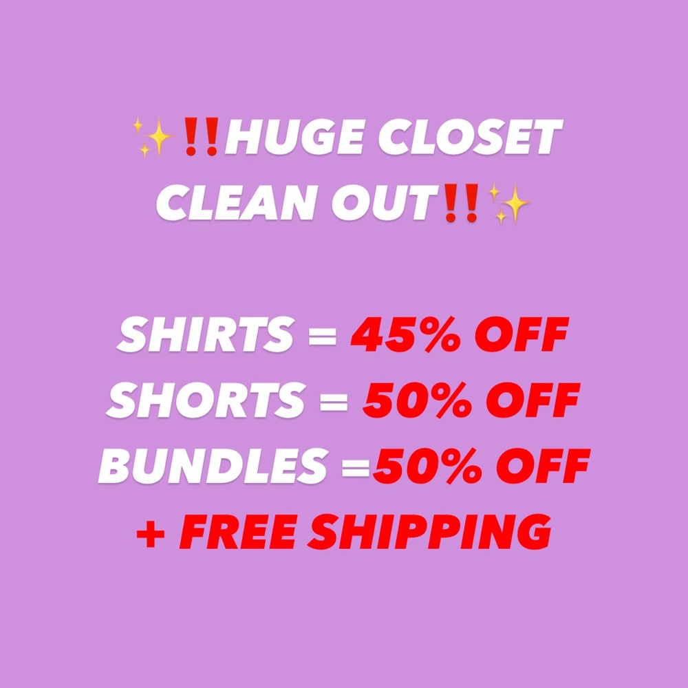 HUGE CLOSET CLEAN OUT‼️‼️